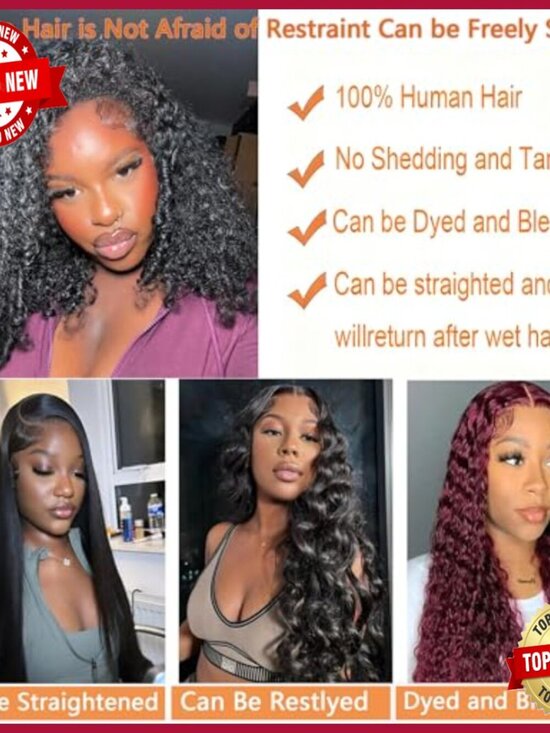 100% Unprocessed Brazilian Virgin Hair Extensions 18-22 Inch Water Wave main image 4